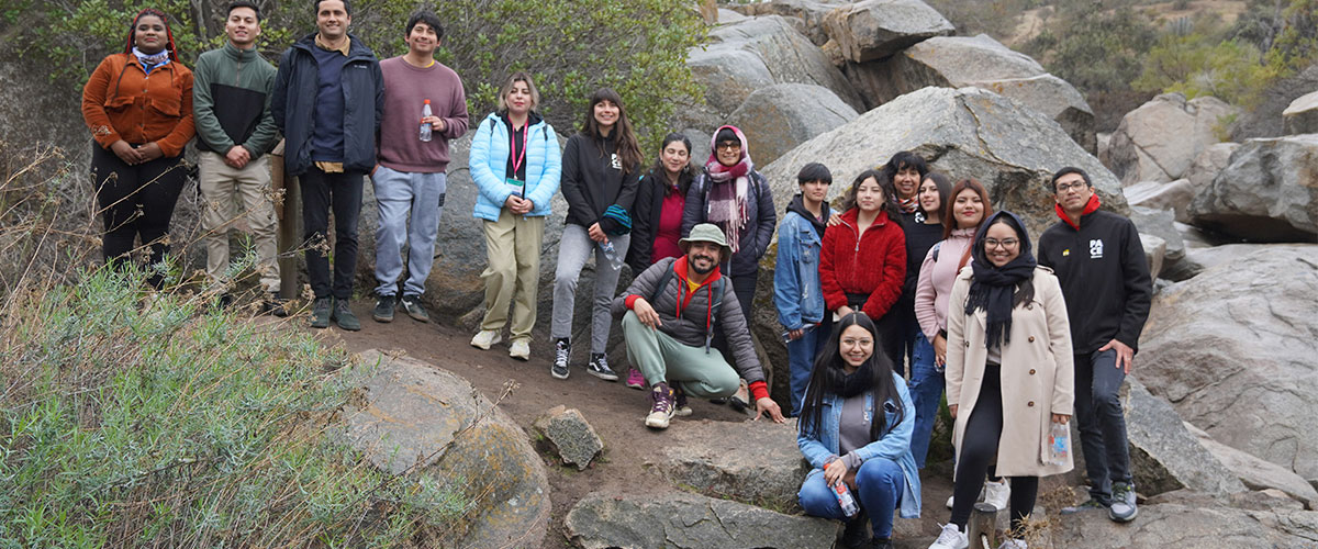 Sendero con Sentido: estudiantes de Pedagogía USerena visitaron el Valle del Encanto