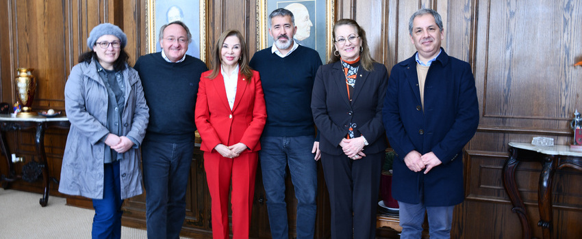 Representantes de UNIR-España se reúnen con Rectora para afianzar lazos de colaboración 