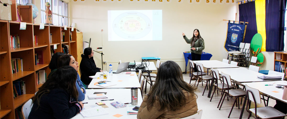 Proyecto Conecta ULS dio inicio al curso de Priorización Curricular y Contexto Emocional en la Escuela El Guindo de Ovalle