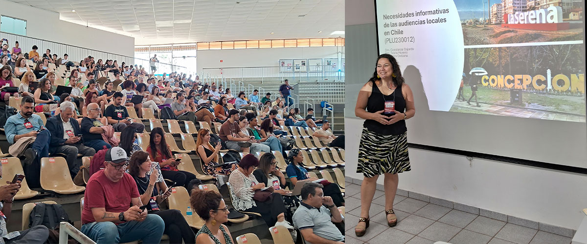 Académica presentó investigación sobre el rol del periodismo local en congreso desarrollado en Brasil