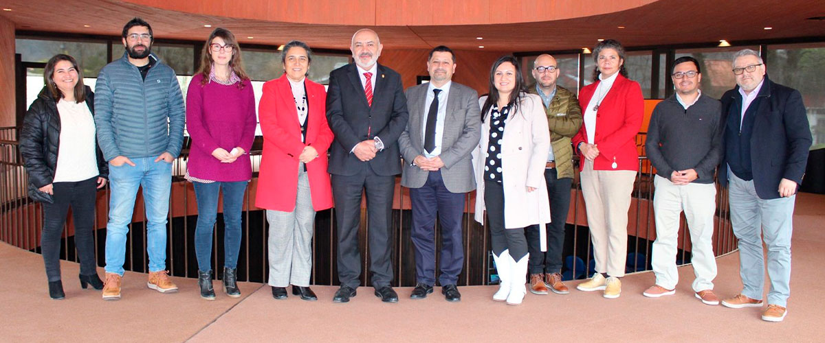 Delegación U. de La Serena visitó la UBB para conocer trabajo en investigación y acreditación institucional
