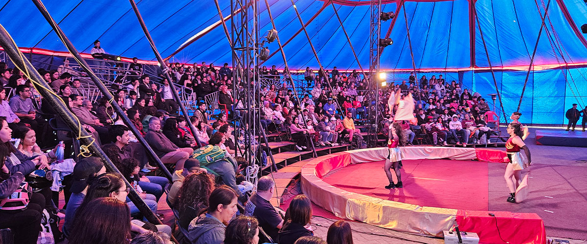 Tres mil personas participaron en la celebración de los 73 años del Circo Minero de la USerena 